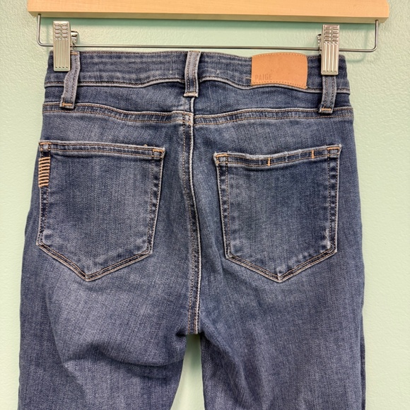 Paige Verdugo ripped crop skinny jeans in spence destructed size 24 - Picture 5 of 5